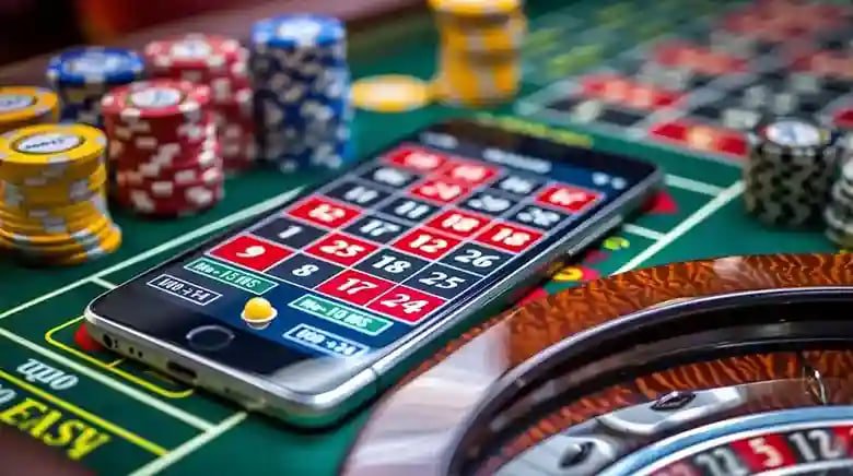 Dealer rp6789 membagikan kartu Dragon Tiger di meja kasino langsung
